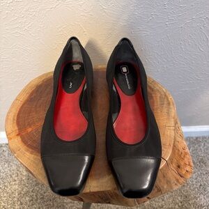 Black Square-Toe Women's Shoes